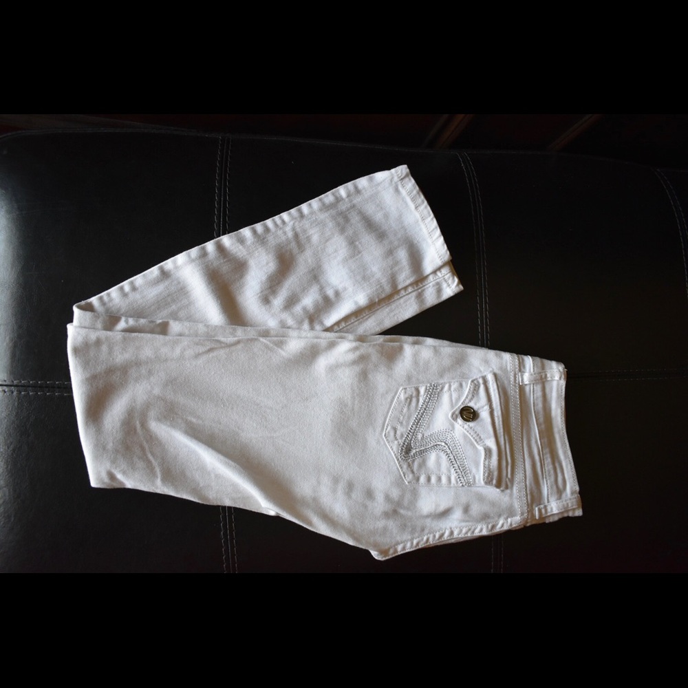 NV white skinny jeans